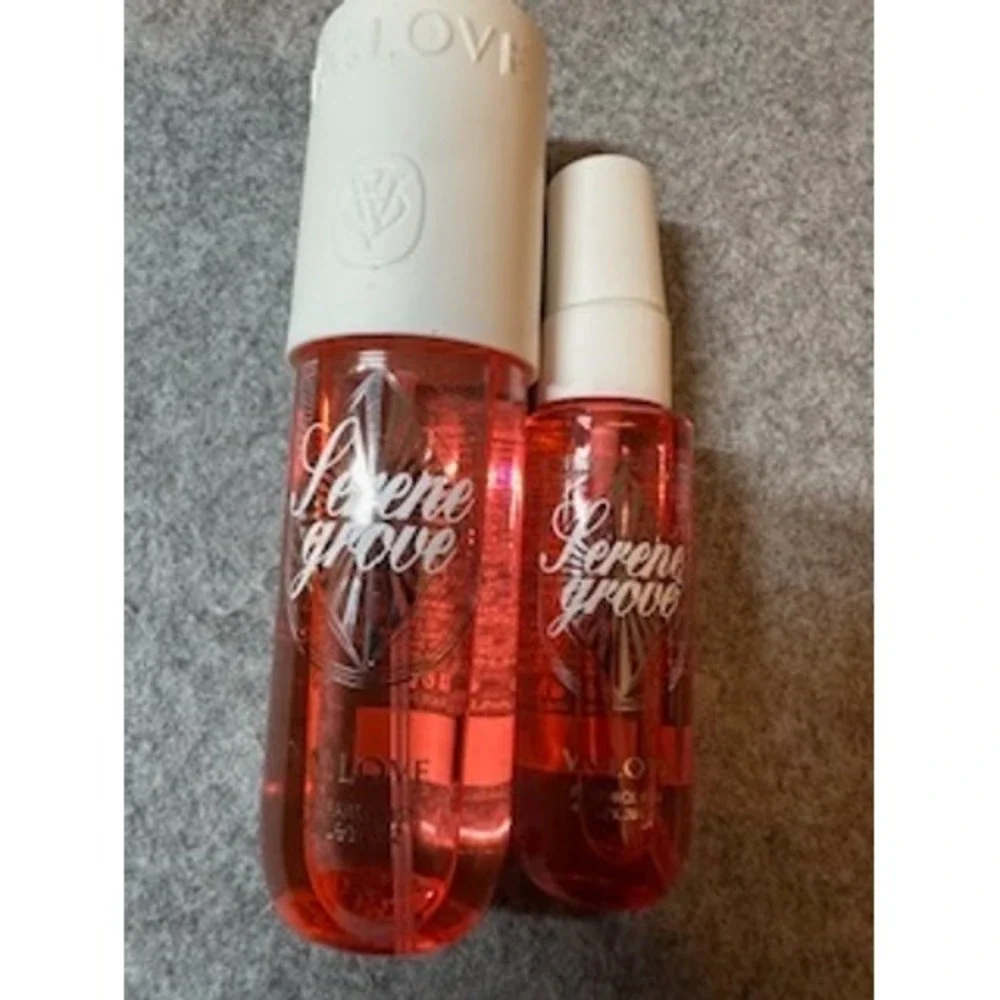 V.V. Love Serene Grove Fragrance Mist Set 90ml and 40ml Body Spray Duo Pink